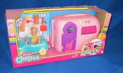 Barbie Club Chelsea Camper Playset FXG90 DAMAGED BOX NEW • $34.05