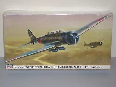 Hasegawa 1/48 Nakajima B5N1 (Kate) Model 1 '14th Flying Group' - Factory Sealed • $55