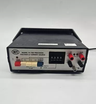 IET Labs Inc VI-700  Precision Voltage & Current Source - Tested And Working!! • $1200