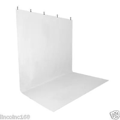 White Screen Muslin Backdrop Muslin W/ Clamps For Photography Backdrop Stand Kit • $39.99