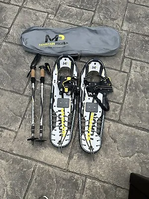 Mountain Profile Yukon Men’s 9x30 Lightweight Snowshoes Set With Poles / Bag • $50