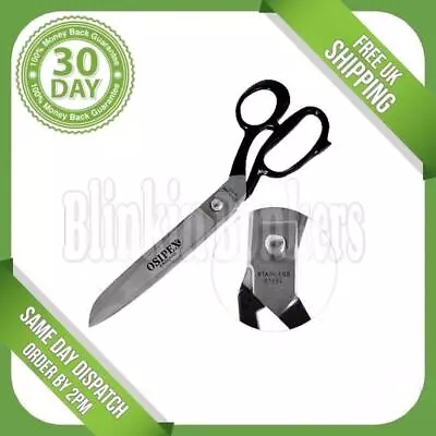 Heavy Duty 8  Tailoring Scissors Large Stainless Steel Cutting Blade Sewing • £5.49