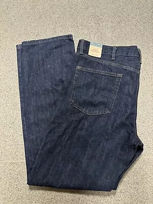 M & S Mens Denim Non-Stretch Regular Fit Jeans ~Waist 34 / Leg 33 • £8