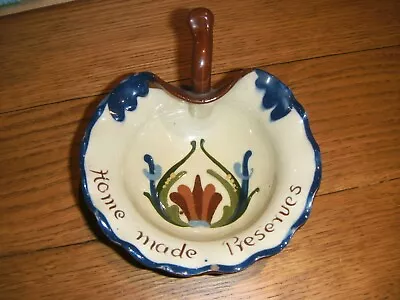 Vintage Longpark Torquay Pottery Jam Dish “home Made Preserves” • £3