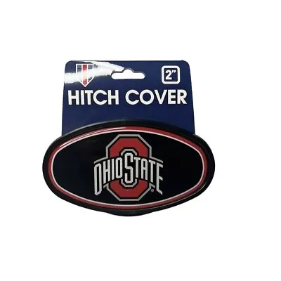 Ohio State Hitch Cover 2  Plastic Black Round Laser Novelties Licensed New • $24