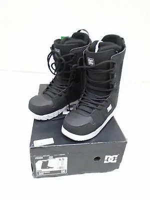 Dc Ady0200053 Mens 2023 Black / White Phase Size 9.5 Lace Up Snowboard Boots • $152.96