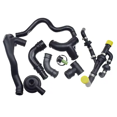 Crankcase Breather Hose Pipe Valve Set For VW Jetta Seat Skoda Audi A3 A4 TT 1.8 • $54.94