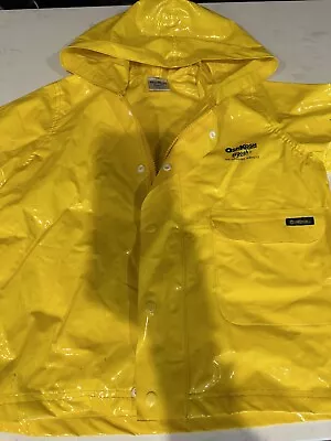 OSHKOSH Zip Up Yellow Hooded Windbreaker Jacket Boy's Aged 2 • $29.99