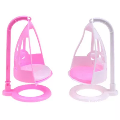 Mini Dollhouse Swing Chair For Girl Miniature Furniture Toys Doll House Deco<>i • $15.89