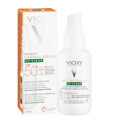 Vichy Capital Soleil UV CLEAR.  Water Fluid Anti-imperfections 40ml • $23.99