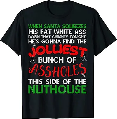 NEW Christmas Vacation Jolliest Bunch Ugly Christmas Xmas Gifts T-Shirt • $22.99