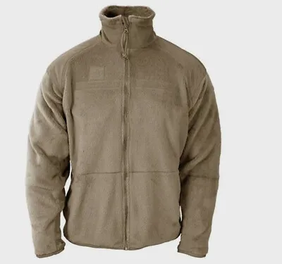 US Military GEN III COLD WEATHER FLEECE JACKET Polartec Thermal Coyote  CIF* • $25.99