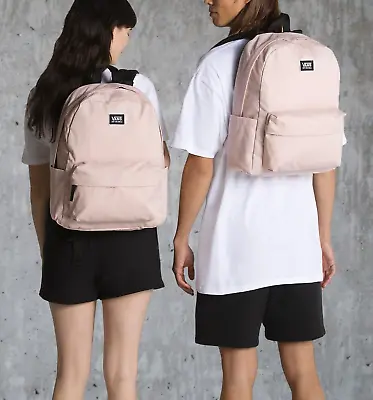 Backpack VANS School Work Travel Zip-Wm Old Skool H20 Backpack Wmn Rose 30x40x13 • $59.63