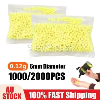 UP 2000X Yellow Hard Airsoft Pellets BB Strikeball 0.12g - 6mm Tactical BB Balls • $37.19