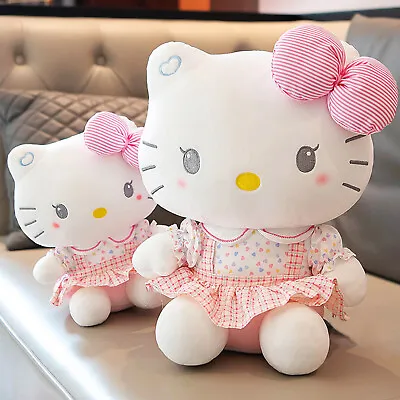 Hello Kitty Plush Doll Soft Toy Stuffed Cute Doll Japanese Cartoon Gift 20/40cm • $8.90