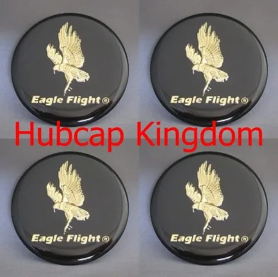 NEW EAGLE FLIGHT Wheel Simulator Rim Center Cap STICKER DECAL Set 2 3/4 Inches • $13.87