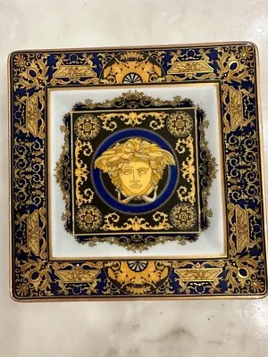 Rare Vintage Gianni Versace Rosenthal Blue Medusa Ashtray • $195