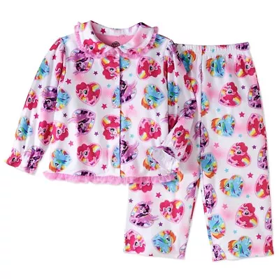 NWT Size 2T My Little Pony The Movie Button Down Pajamas Pj’s Jammies NEW • $14.99