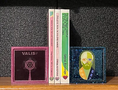 PHILIP K DICK Gregg Rickman 3v Set Sci-fi VALIS Exegesis Biography Ubik Vntg WOW • $225