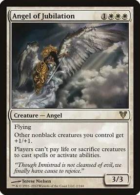 Angel Of Jubilation Avacyn Restored Magic The Gathering MTG • £7.99