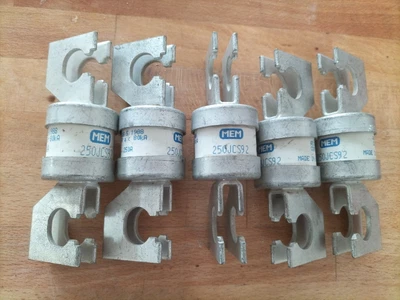 £5 • Buy MEM 250JCS92 Fuse 415V A.c 80KA 250A BS88:5:1988 Job Lot X 5