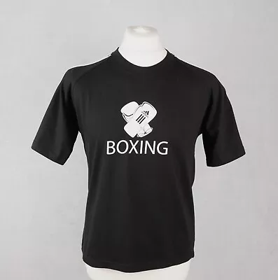 £18.95 • Buy Mens ADIDAS Short Sleeve T-Shirt Size S With Boxing Glove Logo Crew Neck Tee NEW