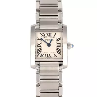 Authentic Cartier Tank Francaise SM W51008Q3 SS Quartz  #270-003-791-5879 • $2932.09