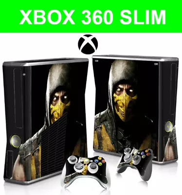 Xbox 360 Slim Decal Sticker Skin Wrap Vinyl + Controller • $12.95