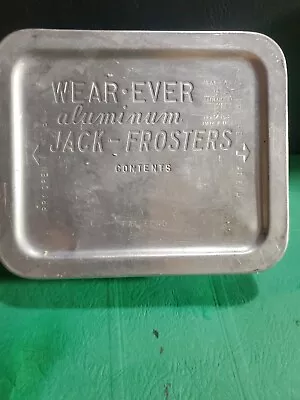 VINTAGE ALUMINUM WEAREVER JACK FROSTER FREEZER STORAGE PAN With LID  USA • $6.98