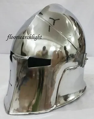 Bascinet Knight Helmet Medieval Armour Buhurt Battle Gift Medieval Reproduction • $89.10