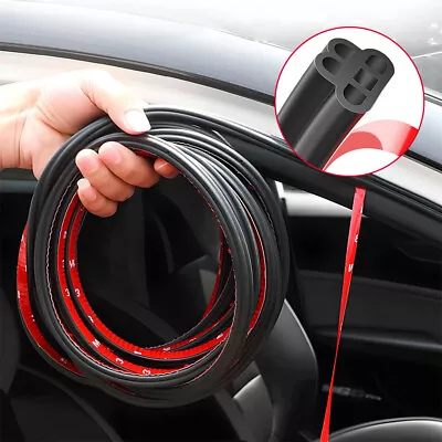 16FT/ 5M L-Shape Car Door Rubber Seal Strip Hood Trim Edge Moulding Weatherstrip • $9.95