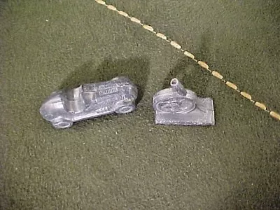 Vintage Monopoly Pieces Canon And Race Car Recovered From Original Game Lot Of 2 • $5