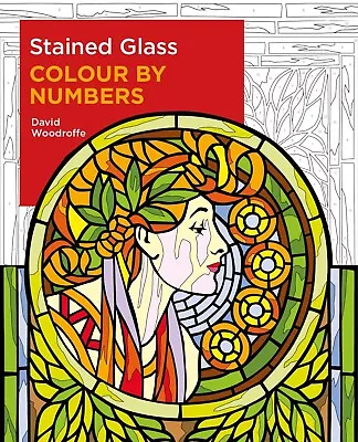 Stained Glass Advanced Colour By Numbers Book New Paperback • £7.99