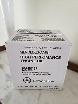 Engine Oil Mercedes-amg Sae 0w-40 Syn A/o Fuchs 6l Mb229.5 | Eng Racing Usa • $129.97