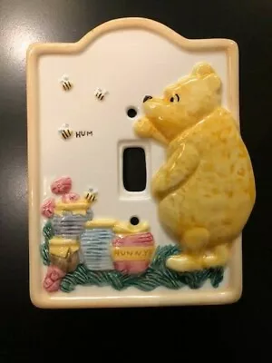 Classic Pooh Porcelain Light Switch Cover By Charpente • $24.99