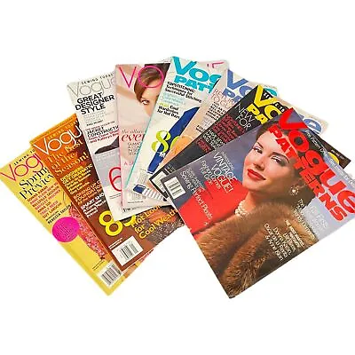 Vogue Pattern Home Catalog Magazine Lot 8 Various Dates 1998 To 2010 • $44.97