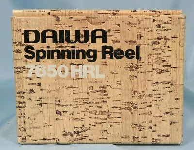 Vintage DAIWA Spinning Reel Heavy Fresh Med Salt.   NOS In BOX • $135