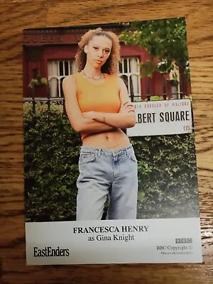 Francesca Henry (EASTENDERS) UNSIGNED CAST CARD • £6.50