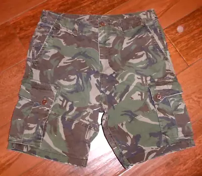 American Eagle Next Level Flex Camo Camouflage Cargo Shorts Men's Size 36 • $25.99