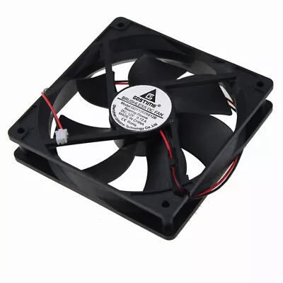 12V DC 120mm Cooling Fan 120x120x25mm (4.72x1in) 2Pin For CPU PC Printer Laser • $12.89