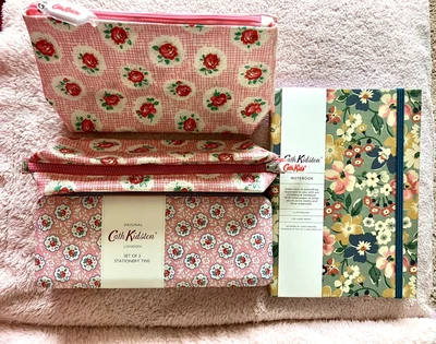 £7.50 • Buy Cath Kidston Stationery Set And Make-up Bag.