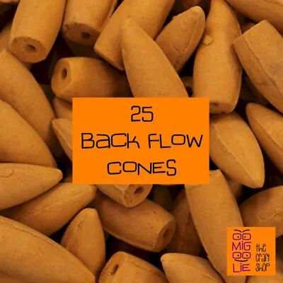 £3.45 • Buy 50 Indian Incense Cones Or 25 Indian Back Flow Cones *Choose Your Fragrance* UK