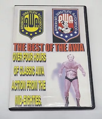 The Best Of AWA DVD Pro Wrestling 4 Hours Mid 80s Jesse Venture Hulk Hogan  • $34.99