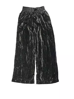 Zara Girls Silver Velour Pants 13 • $19.74