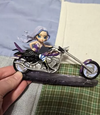 Hamilton Figurine Jasmine Becket Griffith Fairy Riders Motorcycle WING BROKEN • $25