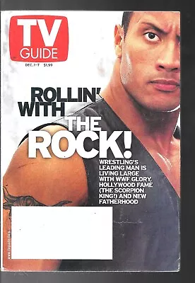 Tv Guide-12/2001-rollin' With The Rock!-kiss-brian's Song-northern Ohio Edition • $6.99