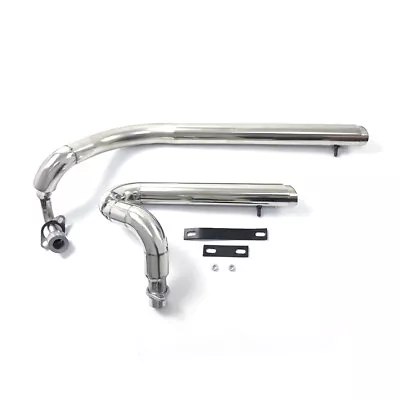 $268 • Buy Stainless Steel Polish Exhaust System Mufflers For Yamaha Drag V Star 650 XVS650