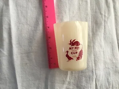 $25 • Buy Vintage 1950’s Plastic Pet Milk Advertising Cup 4 