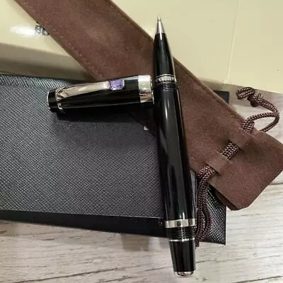 Montblanc Boheme Resin Noir Platinum With Stone Signing Pen Rollerball Pen 163 • $95