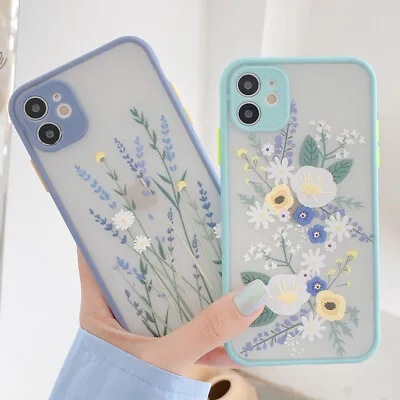 $8.79 • Buy Cute Flower Leaf TPU Case Cover For IPhone 11 Pro XS Max X XR 7 8 Plus